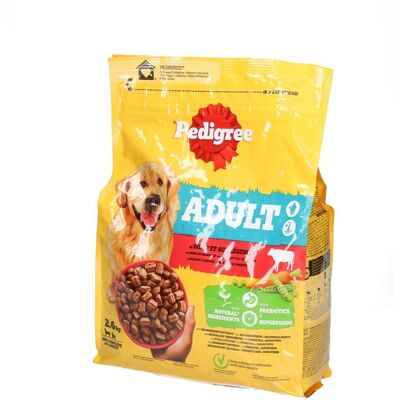 Nourriture sèche Pedigree pour chiens - Boeuf et légumes - 2,6kg - Publicité Nourriture sèche Pedigree pour chiens - Boeuf et légumes - 2,6kg - Publicité
