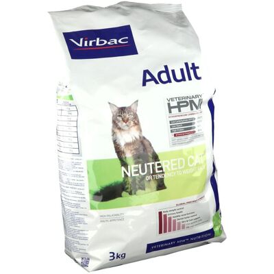 Virbac VETERINARY HPM® Neutered Adult Croquette chat stérilisé adulte Autre 3000 g - Publicité Virbac VETERINARY HPM® Neutered Adult Croquette chat stérilisé adulte Autre 3000 g - Publicité