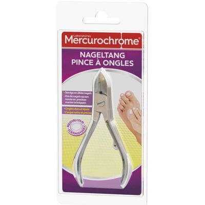Mercurochrome® Pince à ongles Pinces À Épiler 1 pc(s) - Publicité Mercurochrome® Pince à ongles Pinces À Épiler 1 pc(s) - Publicité
