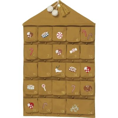 Calendrier mural Fabelab Nostalgia embroidery Marron TU - Publicité Calendrier mural Fabelab Nostalgia embroidery Marron TU - Publicité