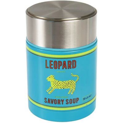 Boîte de rangement alimentaire inox Rex London Leopard Bleu TU - Publicité Boîte de rangement alimentaire inox Rex London Leopard Bleu TU - Publicité