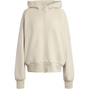 Sweatshirt à capuche zippé femme adidas Soft Lux Beige M - Publicité Sweatshirt à capuche zippé femme adidas Soft Lux Beige M - Publicité