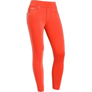 Legging super skinny taille moyenne en jersey biologique femme Freddy N.O.W. Rouge M - Publicité Legging super skinny taille moyenne en jersey biologique femme Freddy N.O.W. Rouge M - Publicité