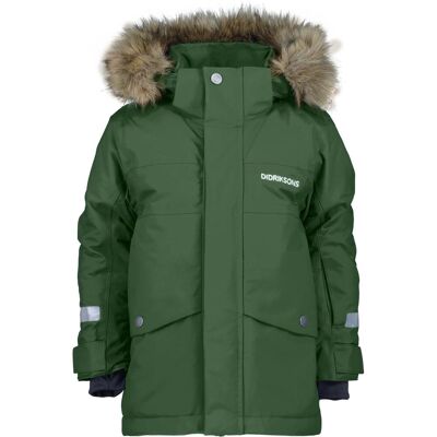 Parka enfant Didriksons Bjärven Vert 6/7 ans - Publicité Parka enfant Didriksons Bjärven Vert 6/7 ans - Publicité