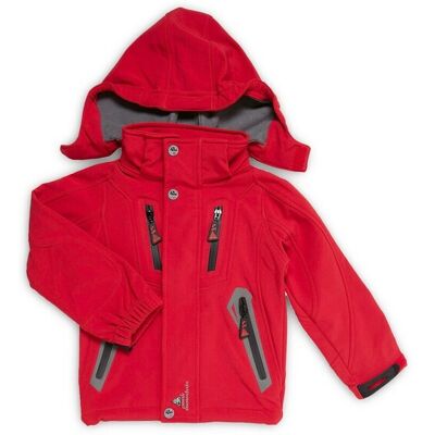 Veste softshell enfant Peak Mountain Ecilo Rouge 8 ans - Publicité Veste softshell enfant Peak Mountain Ecilo Rouge 8 ans - Publicité