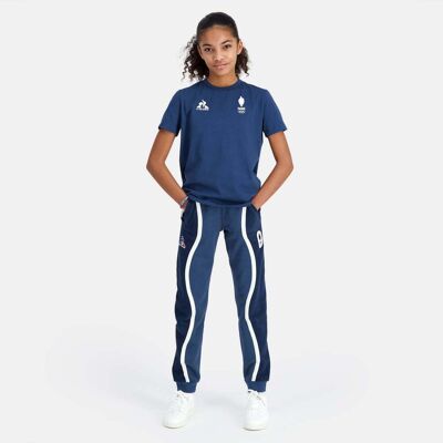 Pantalon de jogging enfant Le Coq Sportif Efro 24 N° 1 Bleu 14 ans - Publicité Pantalon de jogging enfant Le Coq Sportif Efro 24 N° 1 Bleu 14 ans - Publicité