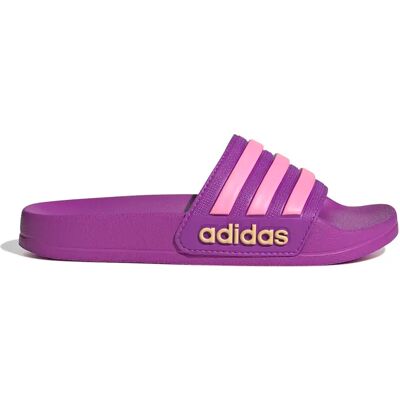 Claquettes enfant adidas Adilette Shower Slides Violet 30 - Publicité Claquettes enfant adidas Adilette Shower Slides Violet 30 - Publicité