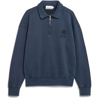 Sweatshirt 1/4 zip Armedangels Iconic å Gmt Dye Bleu 2XL - Publicité Sweatshirt 1/4 zip Armedangels Iconic å Gmt Dye Bleu 2XL - Publicité