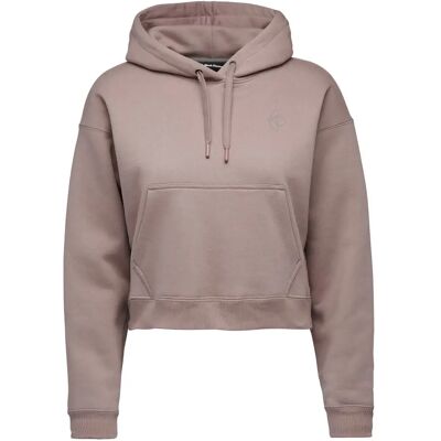 Sweatshirt à capuche femme Black Diamond Crop PO Beige XS - Publicité Sweatshirt à capuche femme Black Diamond Crop PO Beige XS - Publicité