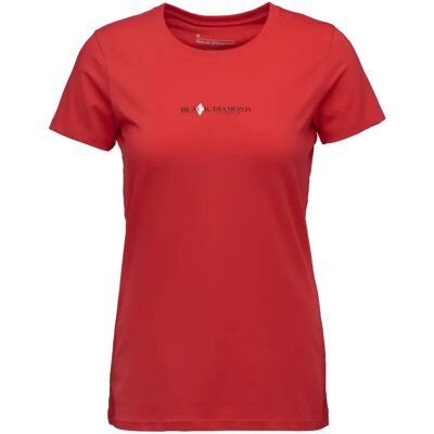 T-shirt femme Black Diamond Heritage Wordmark Rouge L - Publicité T-shirt femme Black Diamond Heritage Wordmark Rouge L - Publicité
