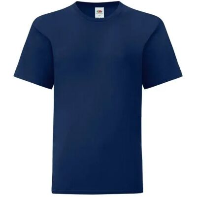 T-shirt enfant Fruit of the Loom Iconic 150 T Bleu 7/8 ans - Publicité T-shirt enfant Fruit of the Loom Iconic 150 T Bleu 7/8 ans - Publicité