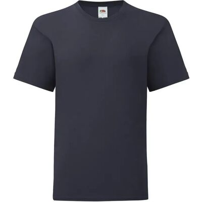 T-shirt enfant Fruit of the Loom Iconic 150 Bleu 5/6 ans - Publicité T-shirt enfant Fruit of the Loom Iconic 150 Bleu 5/6 ans - Publicité