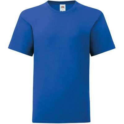 T-shirt enfant Fruit of the Loom Iconic 150 Bleu 5/6 ans - Publicité T-shirt enfant Fruit of the Loom Iconic 150 Bleu 5/6 ans - Publicité