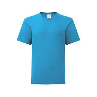 T-shirt enfant Fruit of the Loom Iconic 150 Bleu 5/6 ans - Publicité T-shirt enfant Fruit of the Loom Iconic 150 Bleu 5/6 ans - Publicité