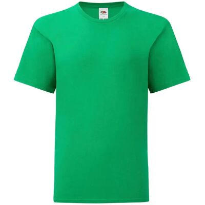 T-shirt enfant Fruit of the Loom Iconic 150 Vert 5/6 ans - Publicité T-shirt enfant Fruit of the Loom Iconic 150 Vert 5/6 ans - Publicité