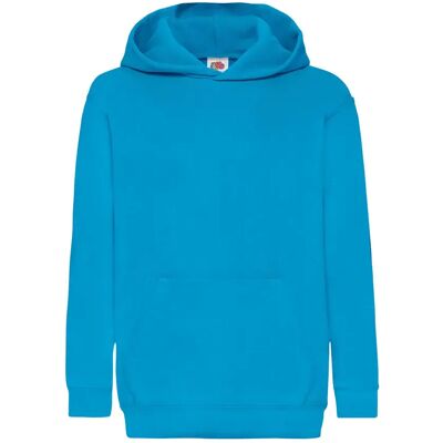Sweatshirt à capuche enfant Fruit of the Loom Classic Bleu 5/6 ans - Publicité Sweatshirt à capuche enfant Fruit of the Loom Classic Bleu 5/6 ans - Publicité
