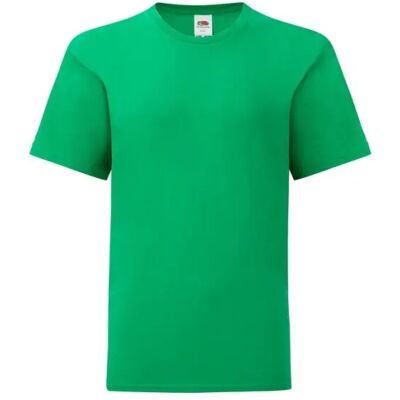 T-shirt enfant Fruit of the Loom Iconic 150 T Niña Vert 7/8 ans - Publicité T-shirt enfant Fruit of the Loom Iconic 150 T Niña Vert 7/8 ans - Publicité