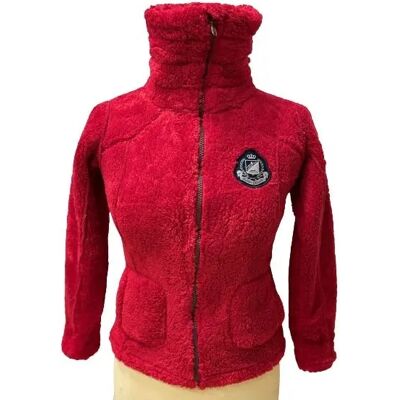 Veste polaire Sherpa coral Peak Mountain Gasana - Filles - Publicité Veste polaire Sherpa coral Peak Mountain Gasana - Filles - Publicité