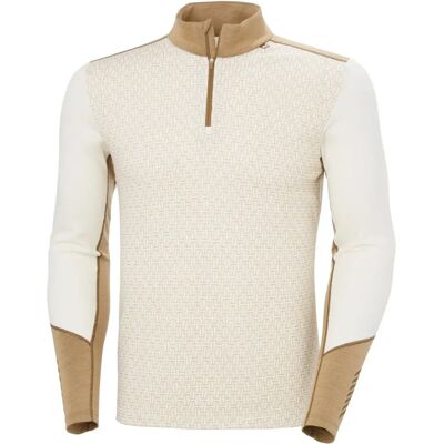 Sous maillot 1/2 zip Helly Hansen Lifa Merino Beige S - Publicité Sous maillot 1/2 zip Helly Hansen Lifa Merino Beige S - Publicité