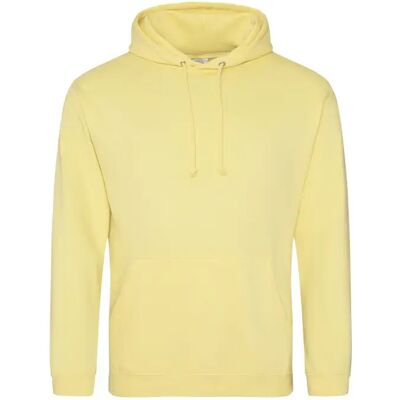 Sweatshirt à capuche Just Hoods College Jaune M - Publicité Sweatshirt à capuche Just Hoods College Jaune M - Publicité