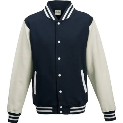Bomber Just Hoods Baseball Bleu XL - Publicité Bomber Just Hoods Baseball Bleu XL - Publicité