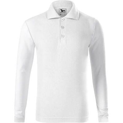 Polo manches longues en maille piquée enfant Malfini 241 Blanc 12 ans - Publicité Polo manches longues en maille piquée enfant Malfini 241 Blanc 12 ans - Publicité