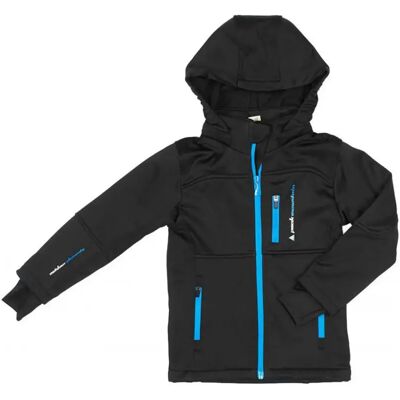Veste softshell Peak Mountain Ecanne - Noir - Taille: 5 ans - Publicité Veste softshell Peak Mountain Ecanne - Noir - Taille: 5 ans - Publicité