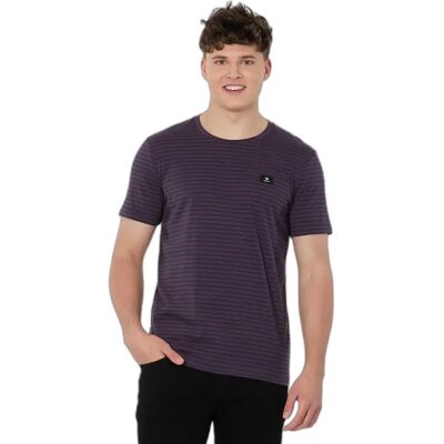 T-shirt Ragwear Paollo Stripe Gots Violet XL - Publicité T-shirt Ragwear Paollo Stripe Gots Violet XL - Publicité