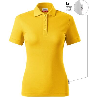 Polo femme Rimeck Resist Heavy R21 Jaune M - Publicité Polo femme Rimeck Resist Heavy R21 Jaune M - Publicité