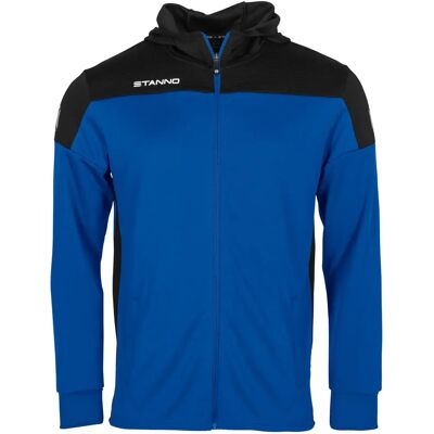 Veste de survêtement à capuche zippé enfant Stanno Pride Bleu 12 ans - Publicité Veste de survêtement à capuche zippé enfant Stanno Pride Bleu 12 ans - Publicité