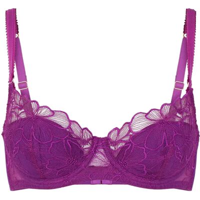 Soutien-gorge avec armatures femme Huit Symphonie Violet 85B - Publicité Soutien-gorge avec armatures femme Huit Symphonie Violet 85B - Publicité