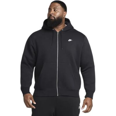 Sweatshirt à capuche zippé Nike Club Noir XS - Publicité Sweatshirt à capuche zippé Nike Club Noir XS - Publicité