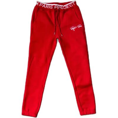 Pantalon de jogging enfant Project X Paris Rouge 3XS - Publicité Pantalon de jogging enfant Project X Paris Rouge 3XS - Publicité
