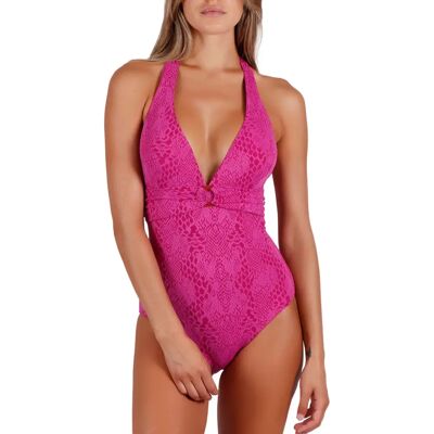 Maillot de bain 1 pièce dos nu préformé femme Admas Love Skin Rose 38 - Publicité Maillot de bain 1 pièce dos nu préformé femme Admas Love Skin Rose 38 - Publicité