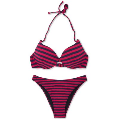 Haut de maillot de bain rembourrée rayures femme Diverse Iskea 263 Rose XL - Publicité Haut de maillot de bain rembourrée rayures femme Diverse Iskea 263 Rose XL - Publicité