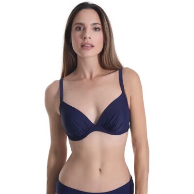 Haut de maillot de bain femme Sassa Basic pBasic Bleu 95B - Publicité Haut de maillot de bain femme Sassa Basic pBasic Bleu 95B - Publicité