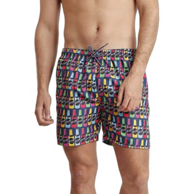 Short de bain bière Admas Diver Multicolore L - Publicité Short de bain bière Admas Diver Multicolore L - Publicité