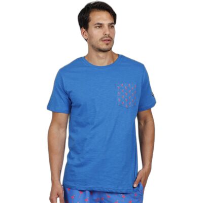 T-shirt de plage Admas Diver Flamingo Bleu L - Publicité T-shirt de plage Admas Diver Flamingo Bleu L - Publicité