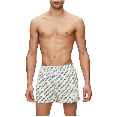 Short de bain Calvin Klein Core Solids Blanc 2XL - Publicité Short de bain Calvin Klein Core Solids Blanc 2XL - Publicité