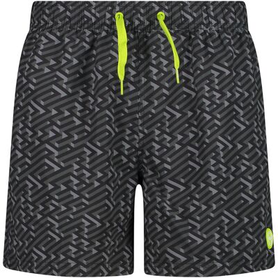 Short de bain à motif géométrique CMP Noir 3XL - Publicité Short de bain à motif géométrique CMP Noir 3XL - Publicité
