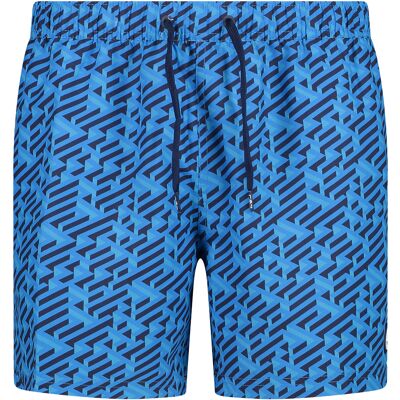 Short de bain à motif géométrique CMP Bleu 3XL - Publicité Short de bain à motif géométrique CMP Bleu 3XL - Publicité