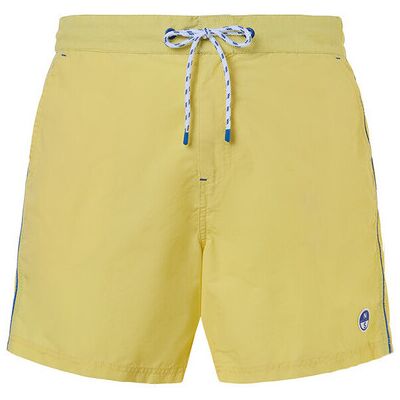 Short de bain en nylon North Sails Basic Volley Jaune M - Publicité Short de bain en nylon North Sails Basic Volley Jaune M - Publicité