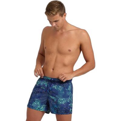 Short de bain Arena Allover Bleu 2XL - Publicité Short de bain Arena Allover Bleu 2XL - Publicité