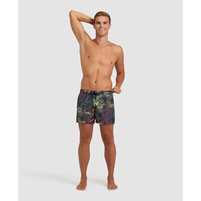 Short de bain Arena Allover Marron 2XL - Publicité Short de bain Arena Allover Marron 2XL - Publicité