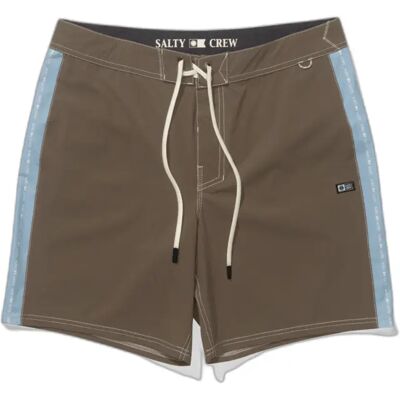 Short de bain Salty Crew Channel Marron 30 - Publicité Short de bain Salty Crew Channel Marron 30 - Publicité