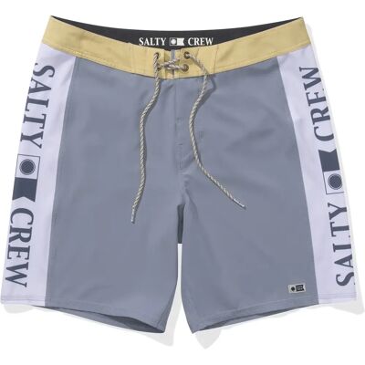 Short de bain Salty Crew Sidebar Gris 34 - Publicité Short de bain Salty Crew Sidebar Gris 34 - Publicité