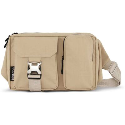 Sacoche banane Kintobe LUCA Beige 7,5 L - Publicité Sacoche banane Kintobe LUCA Beige 7,5 L - Publicité