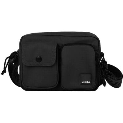 Sac bandoulière Kintobe MINI MILES Noir 1 L - Publicité Sac bandoulière Kintobe MINI MILES Noir 1 L - Publicité