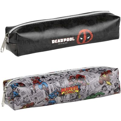 Trousse Cerda Marvel Noir 20x5,5 cm - Publicité Trousse Cerda Marvel Noir 20x5,5 cm - Publicité