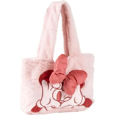 Sac bandoulière en peluche fille Cerda Disney Minnie Rose 30x37x8 cm - Publicité Sac bandoulière en peluche fille Cerda Disney Minnie Rose 30x37x8 cm - Publicité